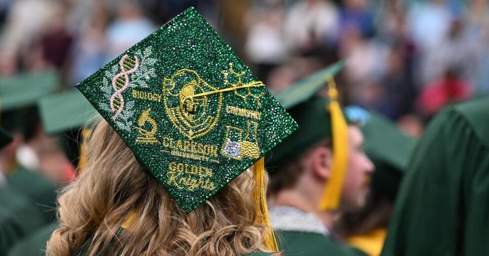 Clarkson awards degrees to nearly 700 at Saturday’s commencement