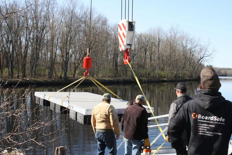 PHOTOS Adaptive kayak launch installed in Canton Arts and