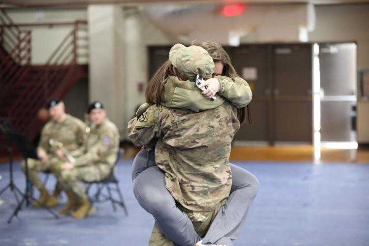 300 Fort Drum soldiers come home to packed Magrath Sports Complex