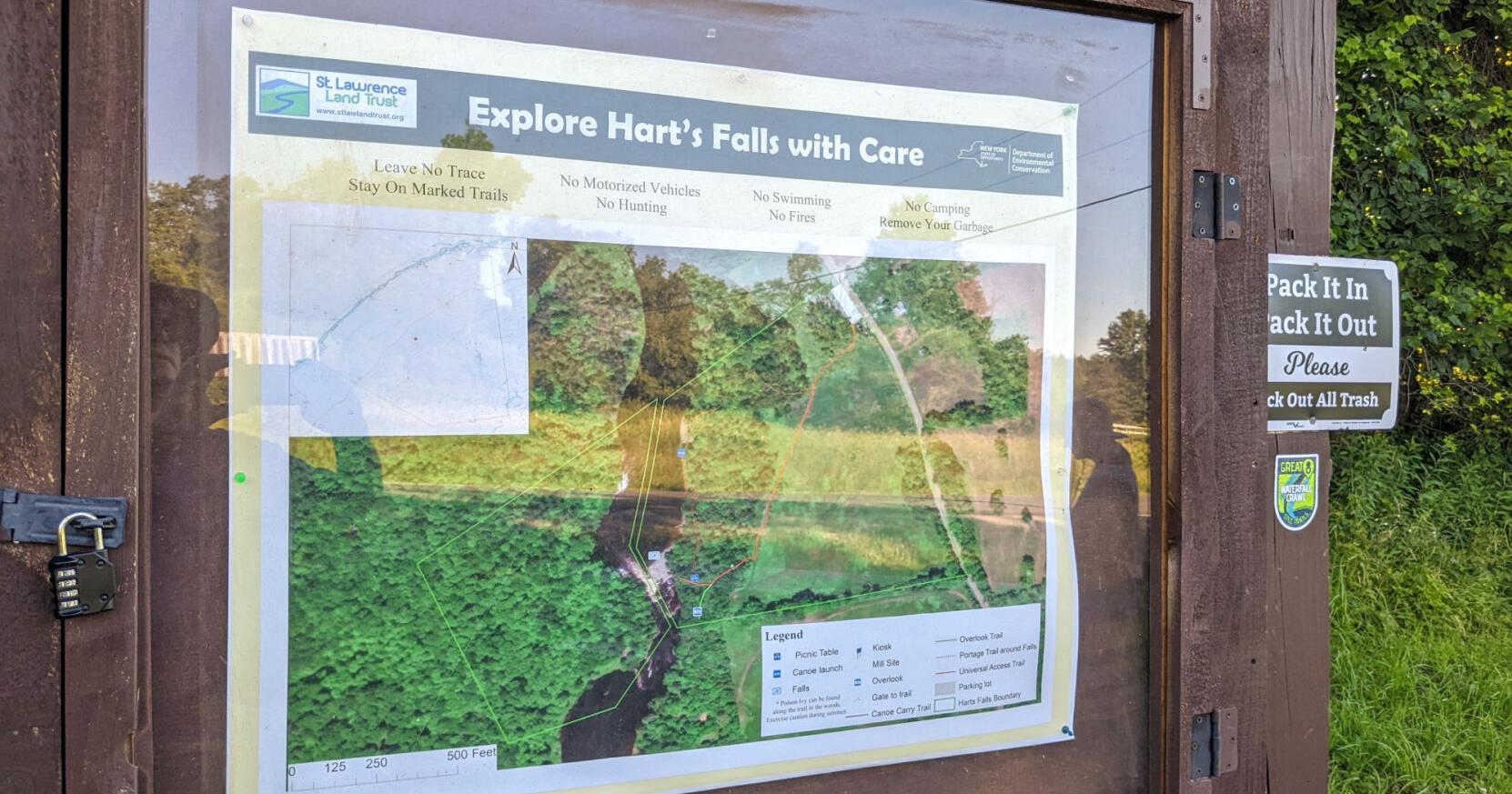 New Kiosk provide information Harts Falls Preserve - Vimarsana News