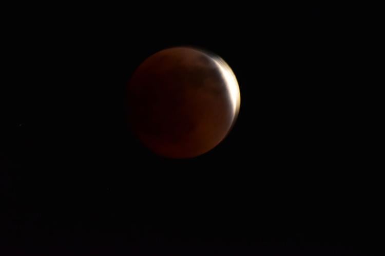 Rare red eclipse captured in Cape Vincent