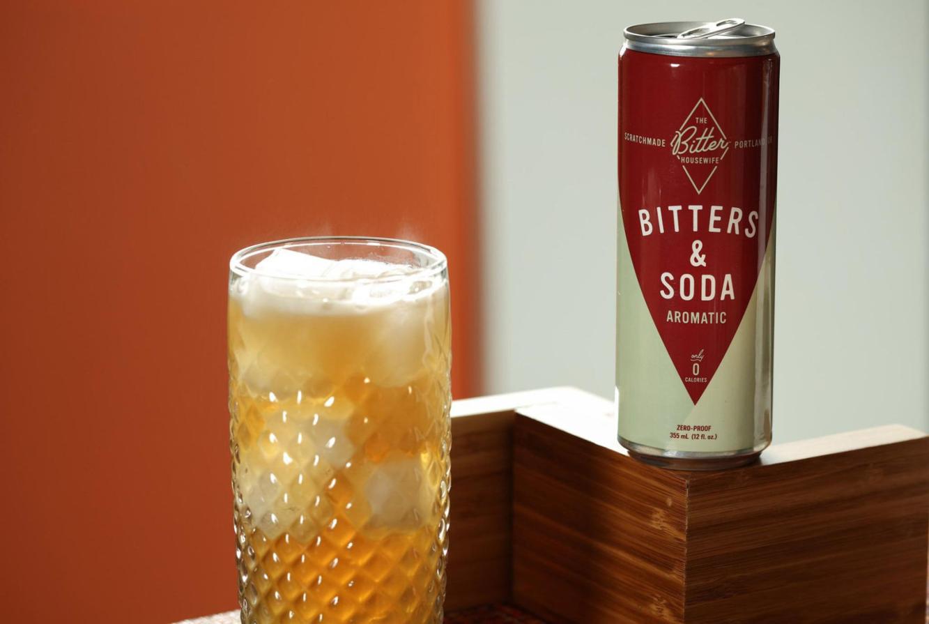 Bitters and soda now in a can Food and Drink