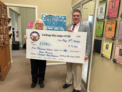 Carthage Elks donate $5K to DPAO for local families