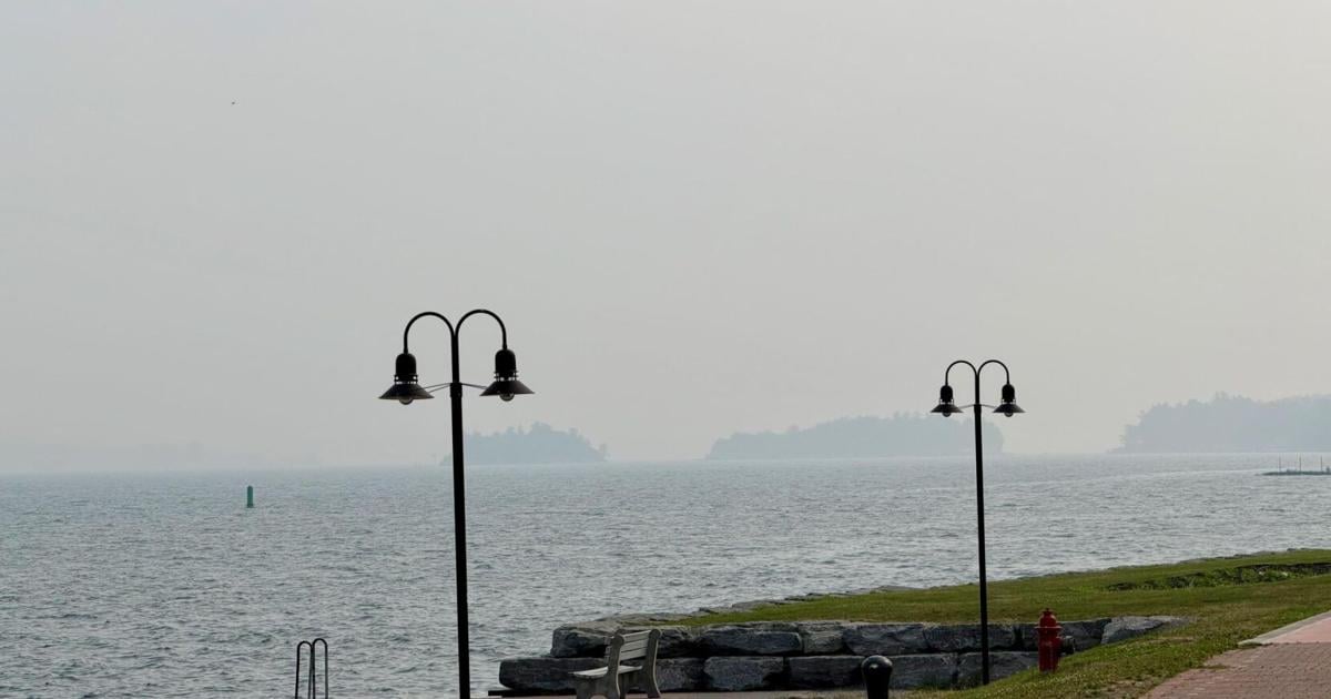 Better air quality expected today, but NNY could see some ‘recirculation’ of Canadian wildfire smoke Saturday