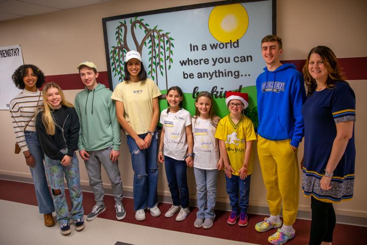 Sackets Harbor Central dons blue and yellow, collects donations for