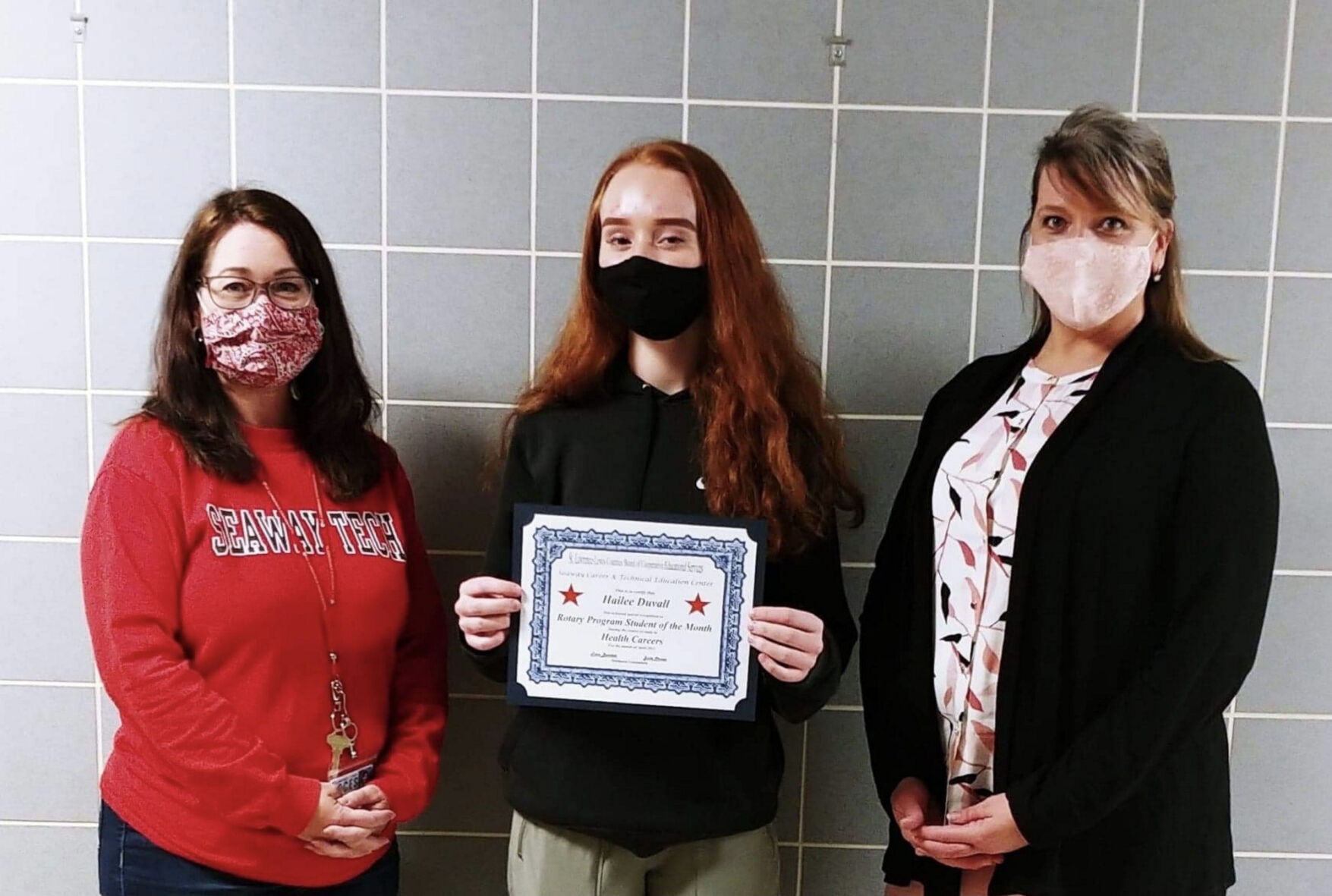 Seaway Career & Technical Education Center announces student of the month - Vimarsana News