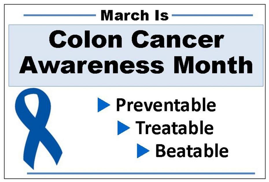 March Is Colorectal Cancer Awareness Month Health Matters Nny360 Com