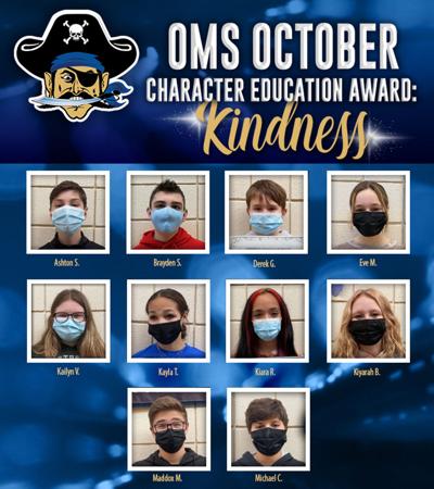 OMS students receive honors for display of kindness