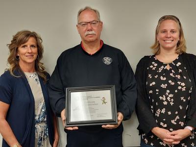 LEPC honors retiring treasurer