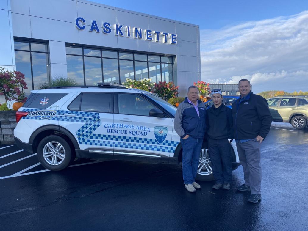 donates vehicle to Carthage Area Rescue Squad Community