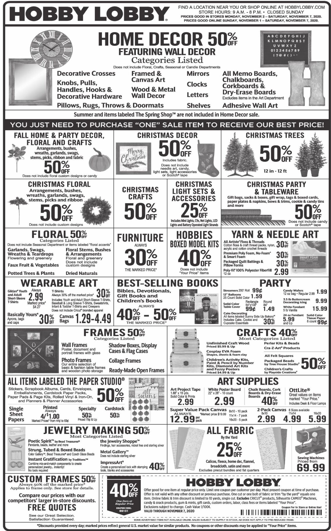 Hobby Lobby Print Ads