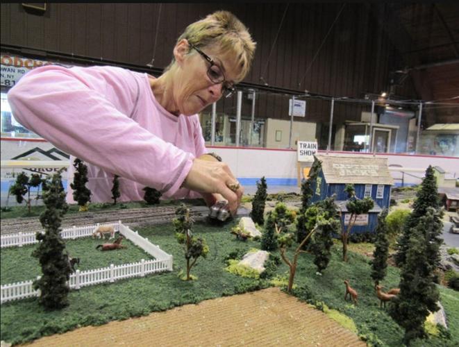 Model train, toy, collectible expo set in Massena