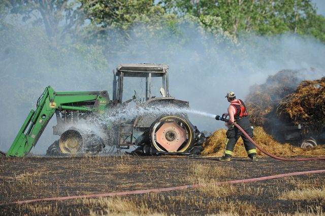Hay Point 51 Rural Fire Hayfields, tractor burn in Pillar Point fire | News | nny360.com