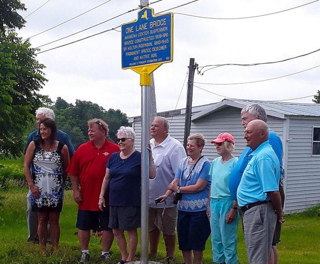 Saturday morning ceremony held to dedicate historic marker for Massena