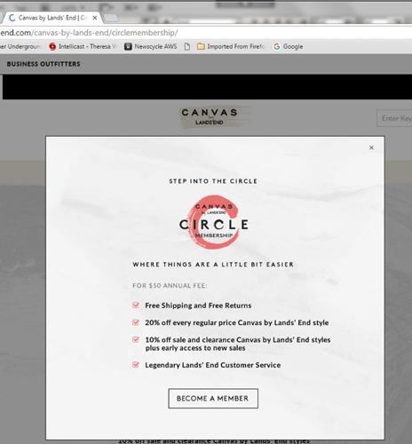 A Prime-like plan for clothes gets a tryout at Lands' End ...