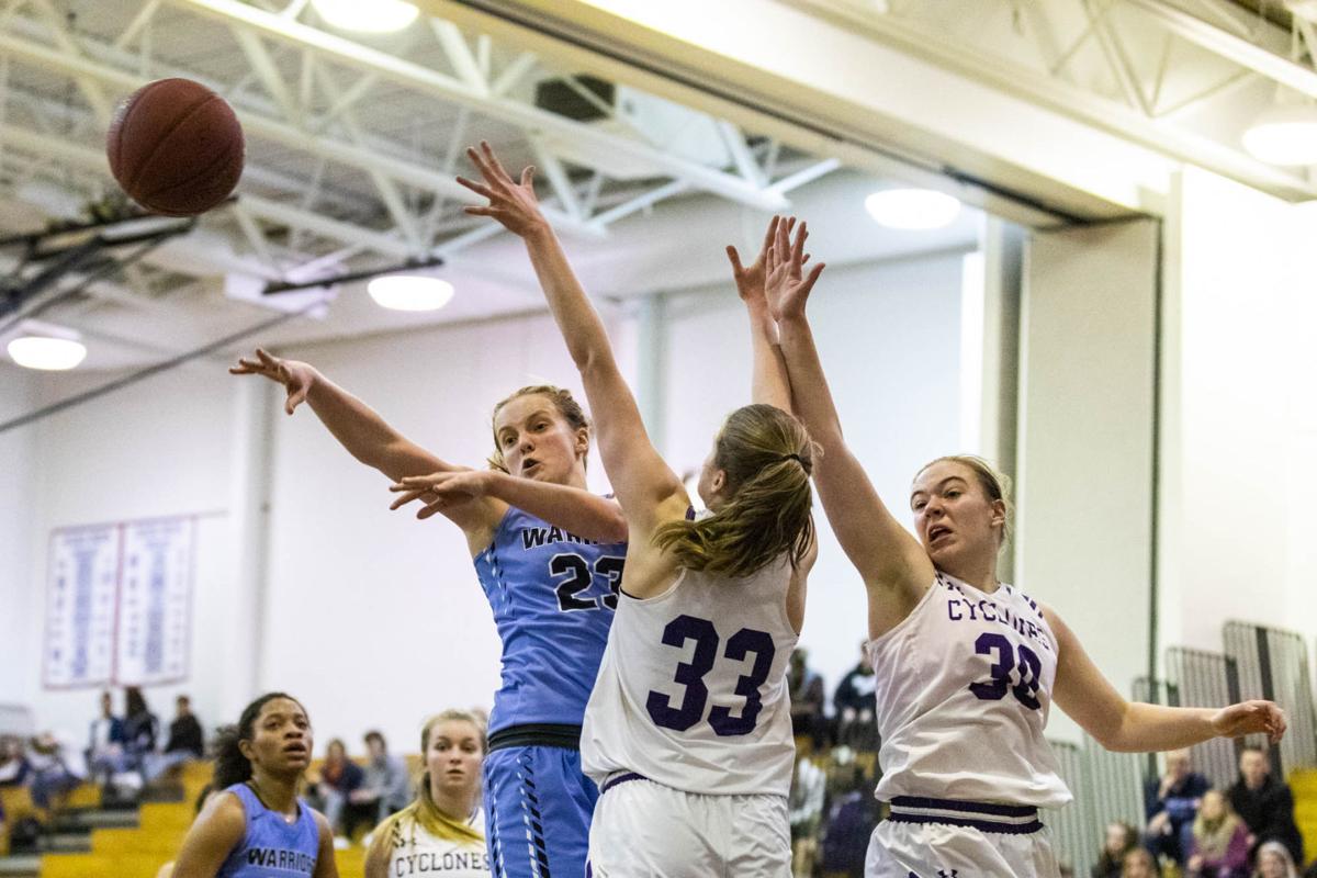 Frontier League Girls Basketball Warriors Top Cyclones In A