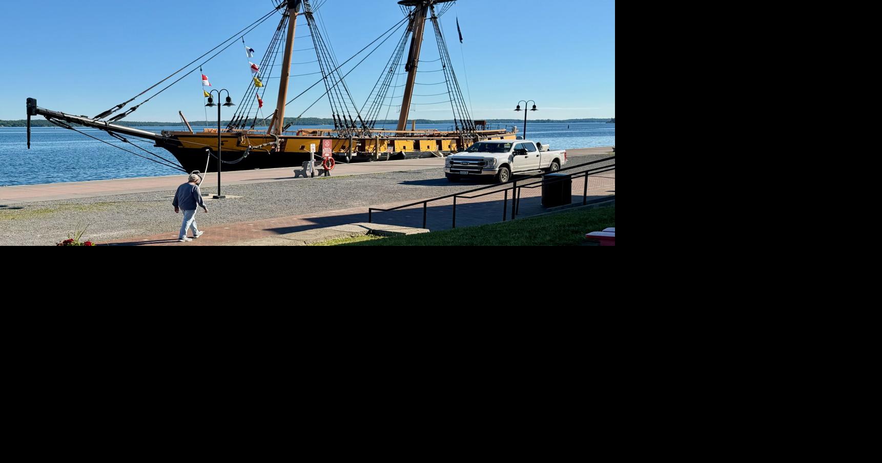 Historic brig Niagara back in Clayton for fuel, crew