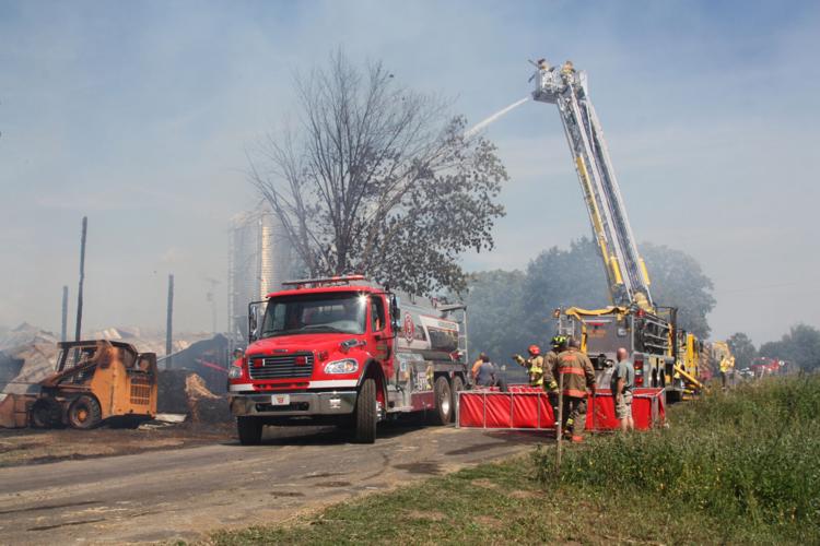 Cattle die, hay burns in Westville barn fire