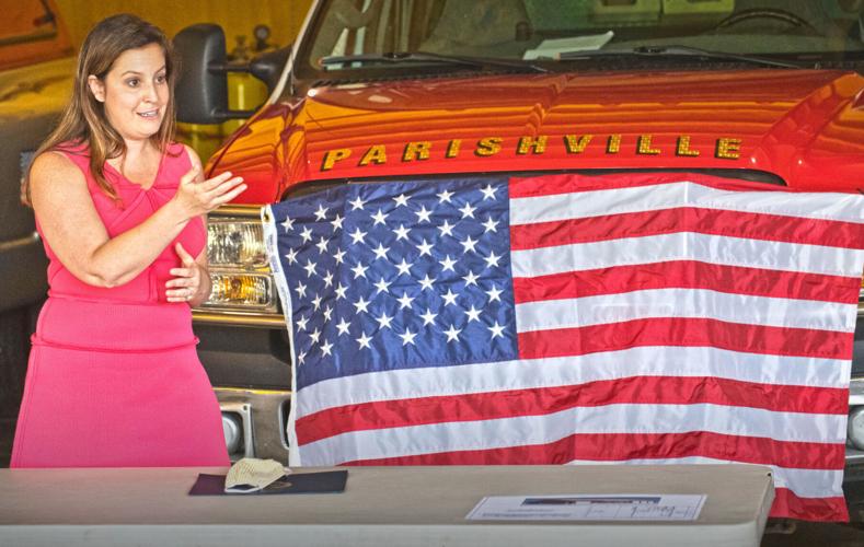Stefanik promotes Parishville fire department grants, visits ag