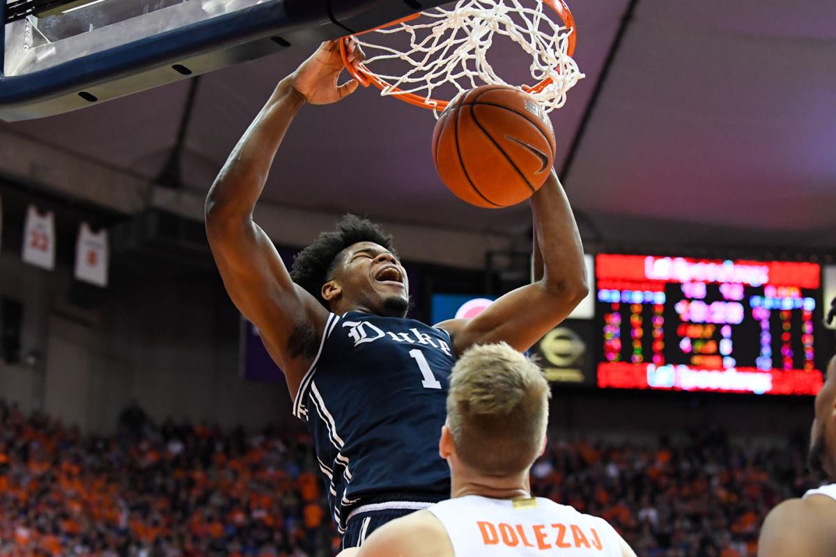 College Basketball Freshman Carey Dazzles In Dome As Duke Denies