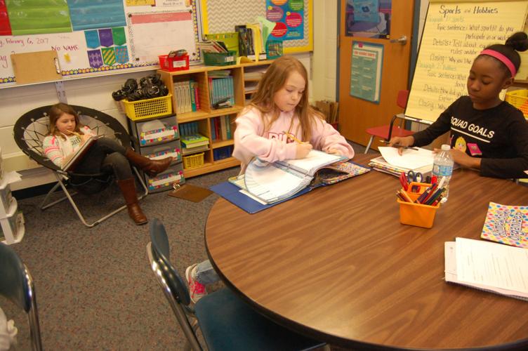 Carthage Elementary has a ball with seating options Arts and Life