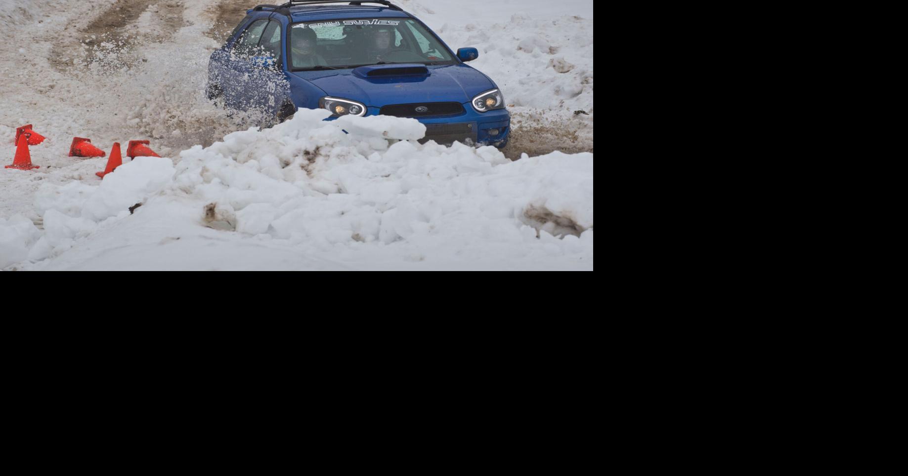 RallyCross racers plow through snow, slush and mud in Colton (VIDEO ...