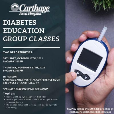 Hospital plans diabetes classes