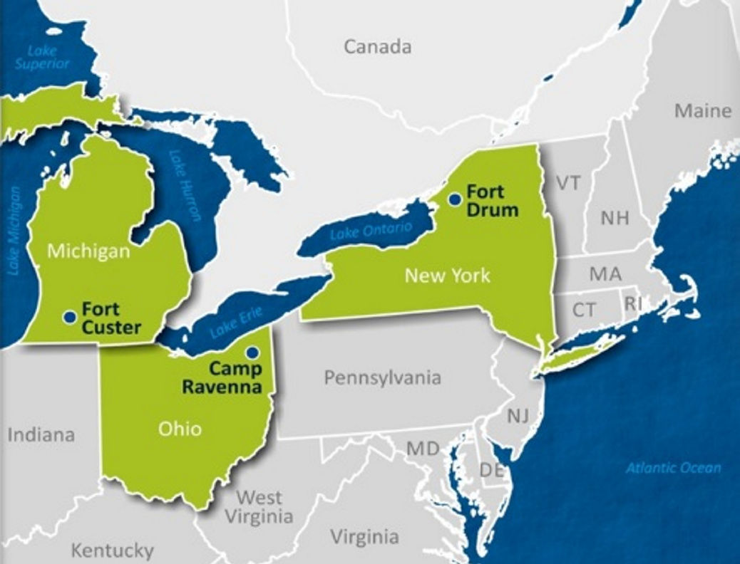House chair discusses missile site during Drum visit