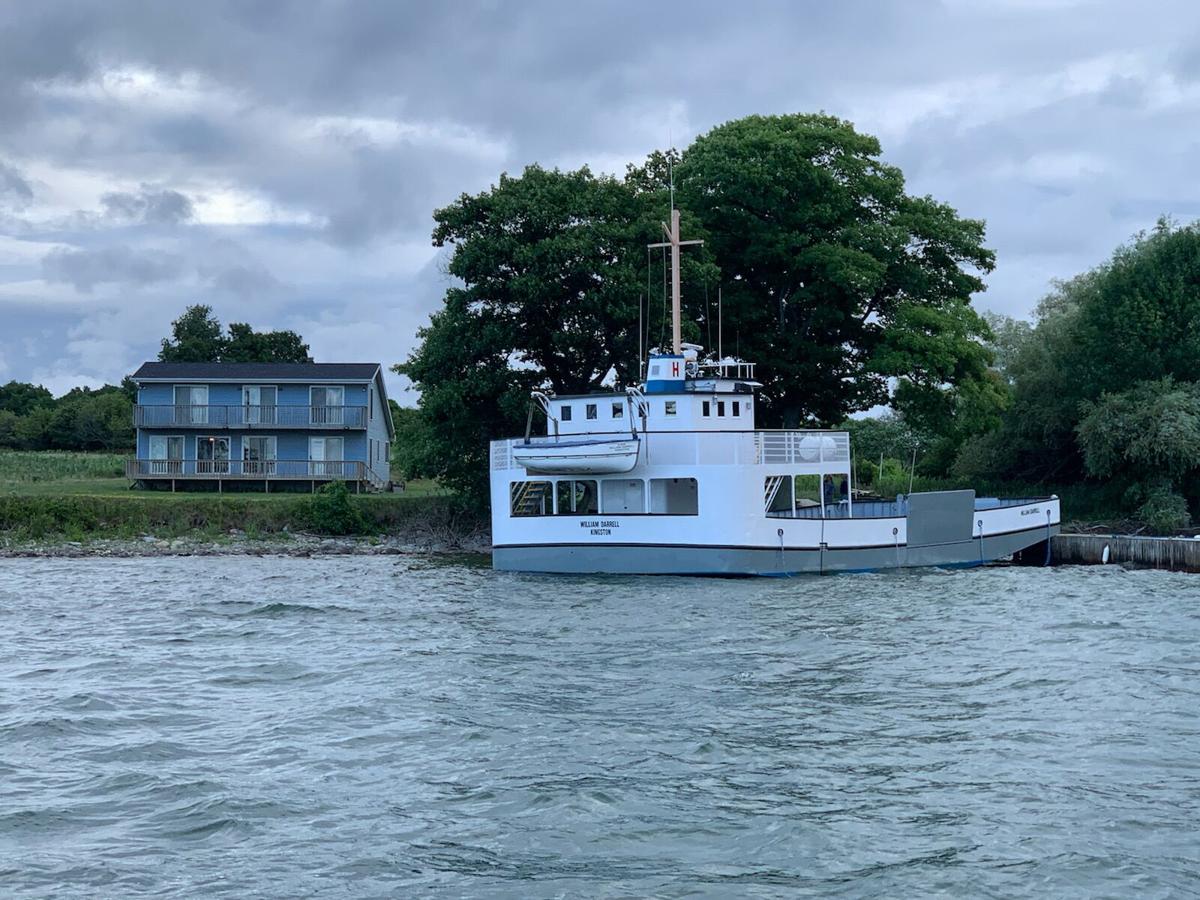 Horne’s Ferry takes solo trip, lands on Carleton Island Monday morning