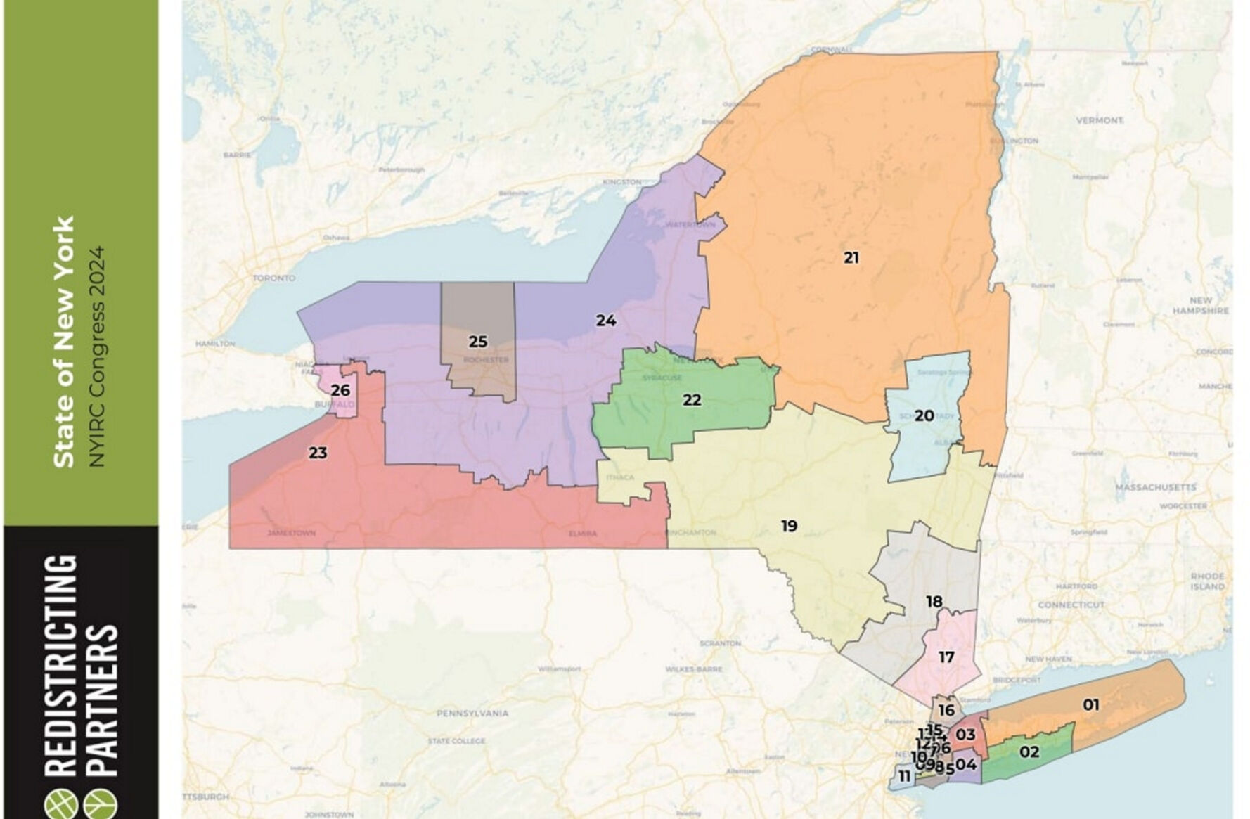 Redistricting Panel Approves New Congressional Maps For N.Y., Sends To ...