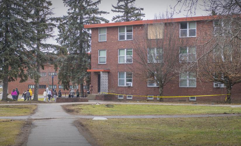 Some students moving back into firedamaged dorm at SUNY Potsdam St