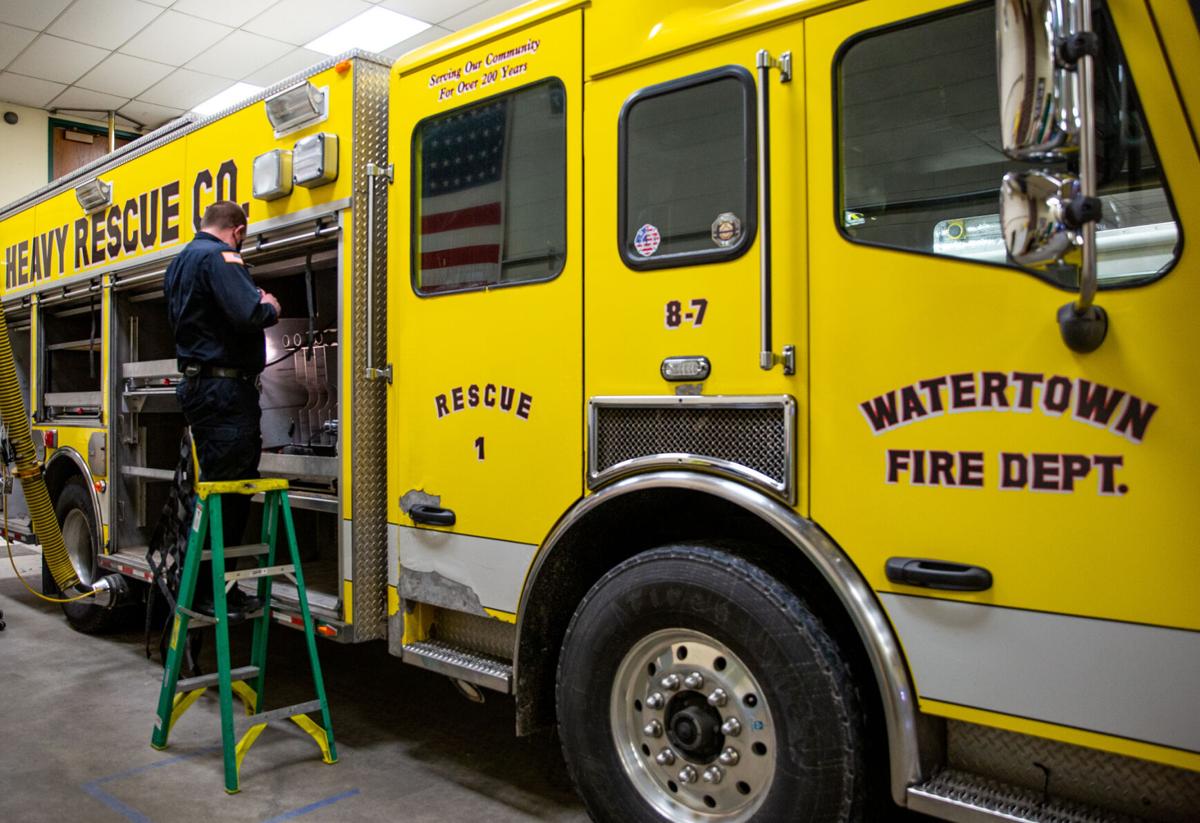 Watertown Fire Department rescue truck readied to be sold Government