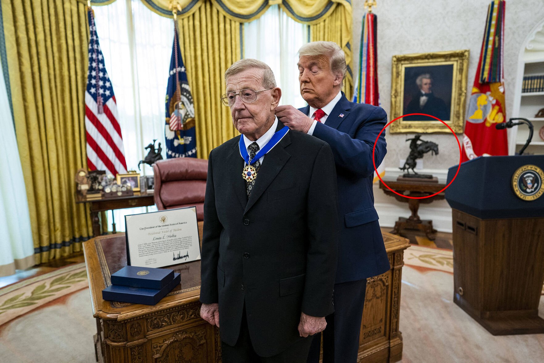 フレデリック・レミントン ブロンコ バスター ブロンズ像　#トランプ大統領 フレデリック・レミントン ブロンコ バスター ブロンズ像