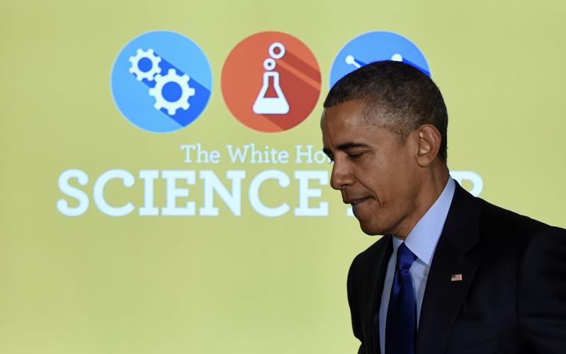 Obama, wowed by young scientists, announces new STEM pledges | News ...