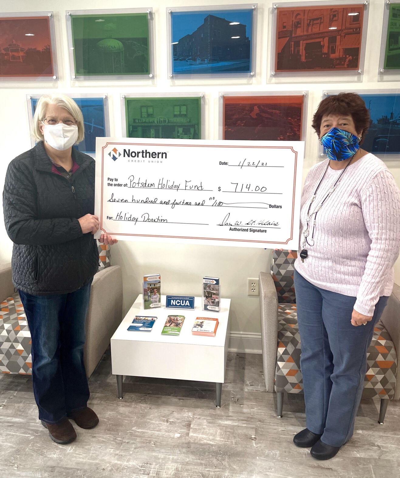 Northern Credit Union supports Potsdam Holiday Fund - Vimarsana News