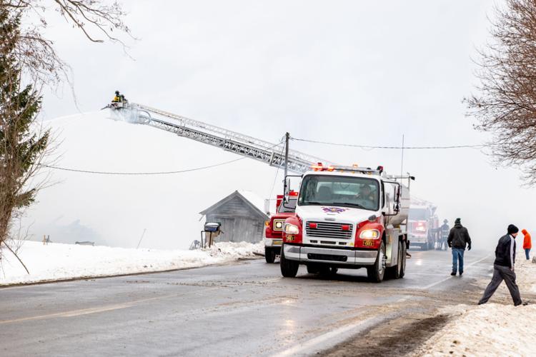 Mostly empty barn a total loss in Ellisburg fire Jefferson County