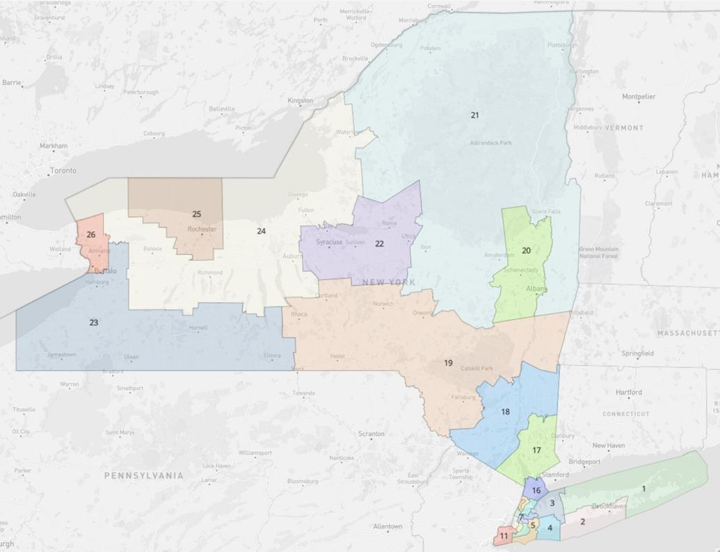 Courts finalize maps for state Senate, Congressional districts
