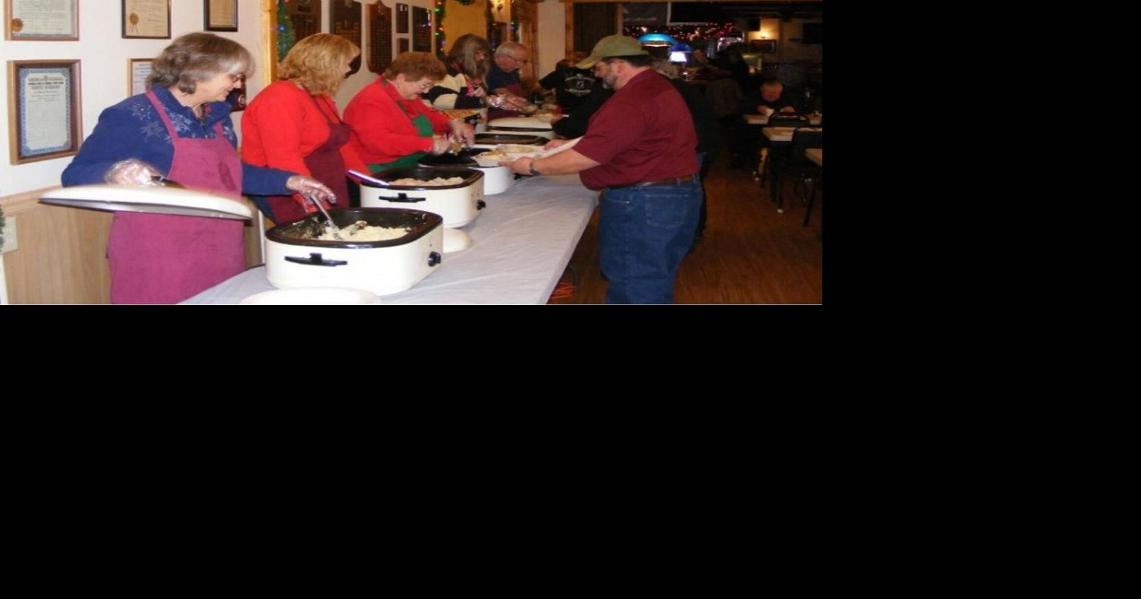Massena AMVETS Post 4 hosting takeout, delivery Christmas dinner Community Giving