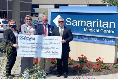 SeaComm presents $25,000 to Samaritan Medical Center Foundations