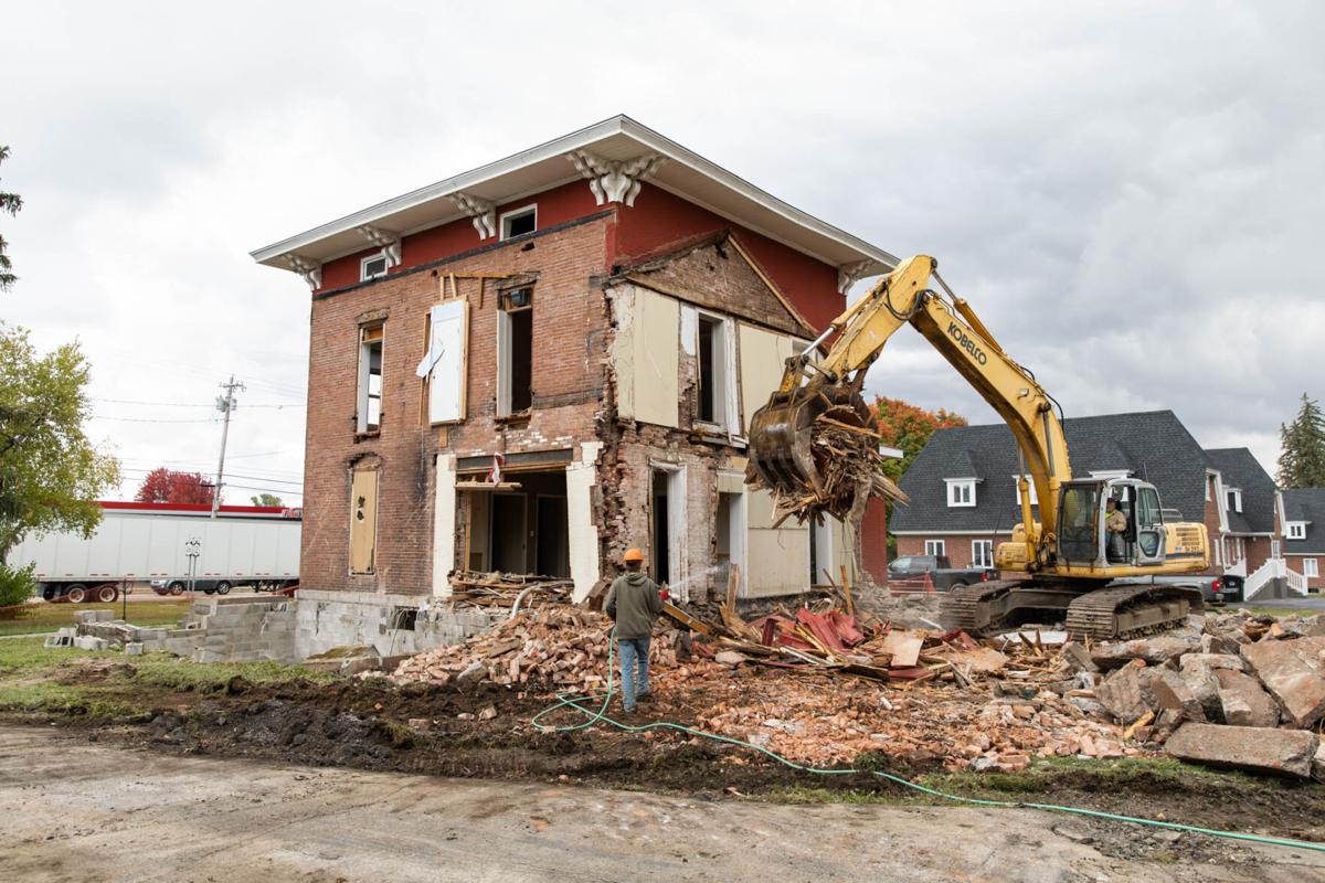 Dunlap Building At Children S Home Of Jefferson County Being Demolished Jefferson County Nny360 Com