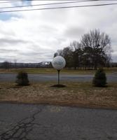 What happened to the Watertown Golf Club’s giant golf ball?