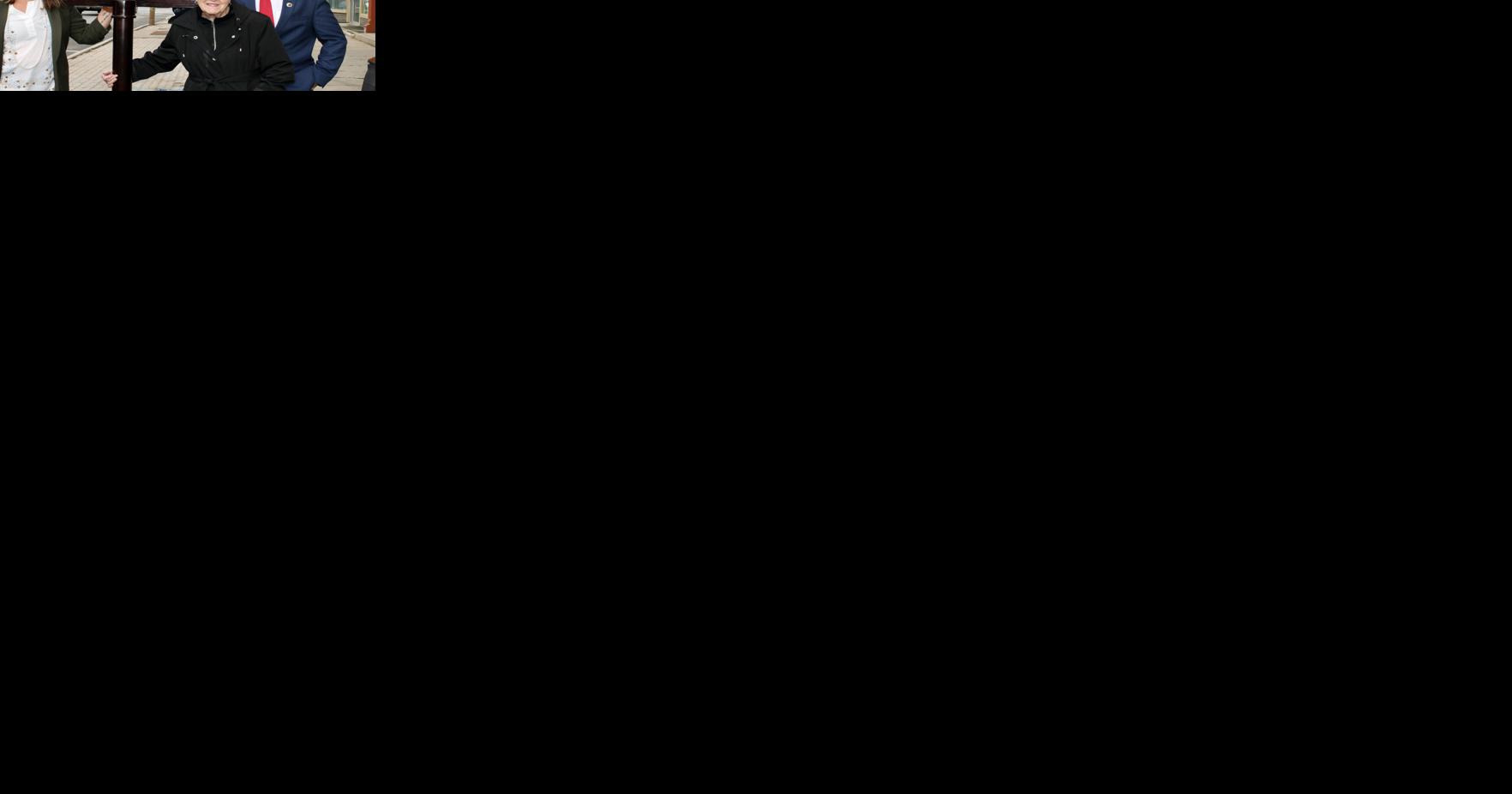 Mayor Michaels, officials, dedicate West Broadway Commercial Historic District - Vimarsana News