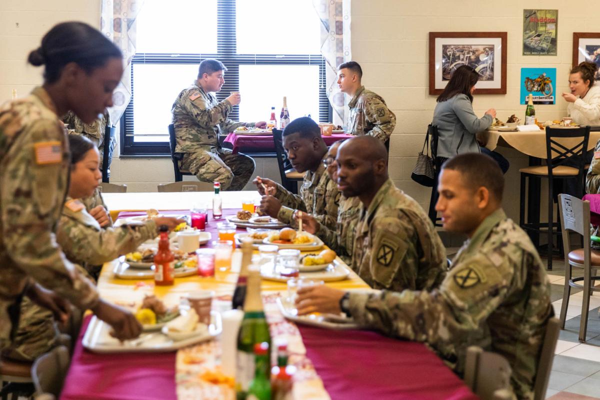 PHOTOS Fort Drum hosts annual Thanksgiving dinner for soldiers and