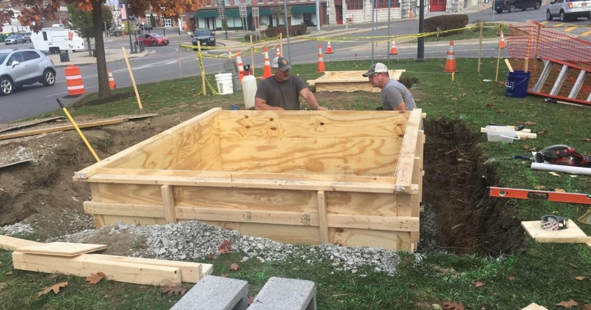 Watertowns Public Square art project begins to take shape