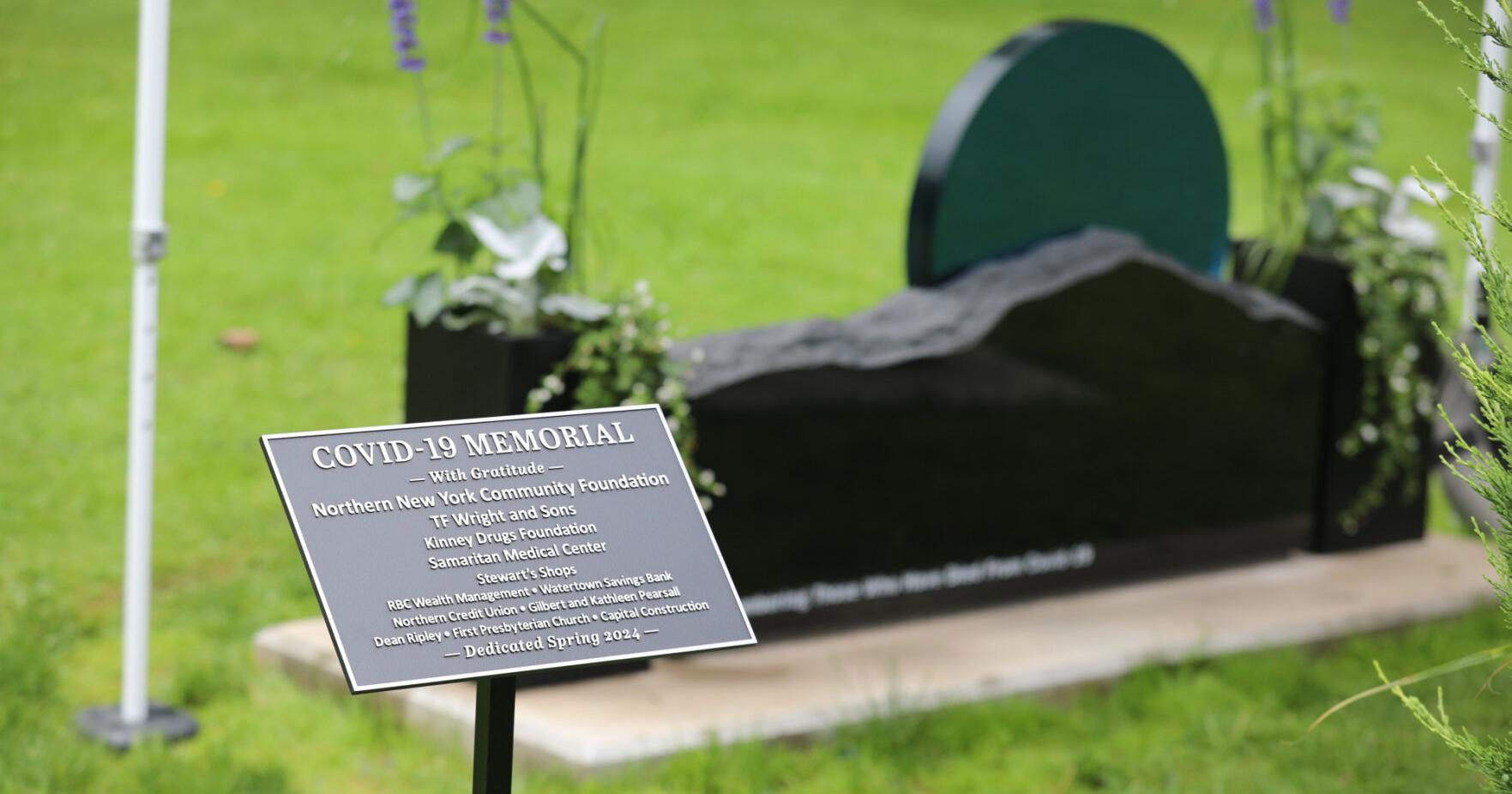 COVID-19 memorial unveiled in Watertown's Thompson Park | Health Matters - Vimarsana News
