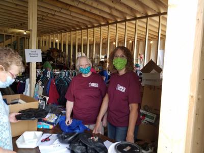 Garage sale aids pantry’s building fund