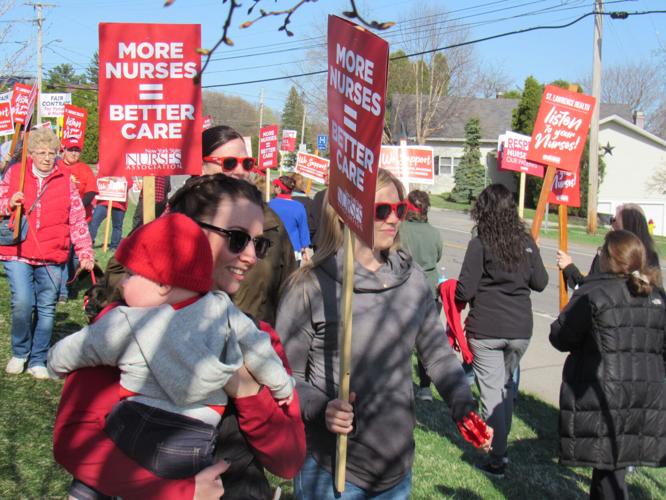 Massena Hospital nurses picket for new contract