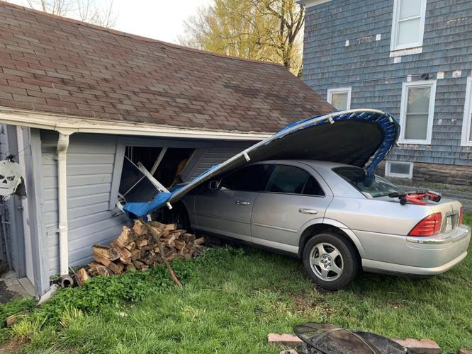 Car crashes into Watertown garage, driver flees scene Police Blotters