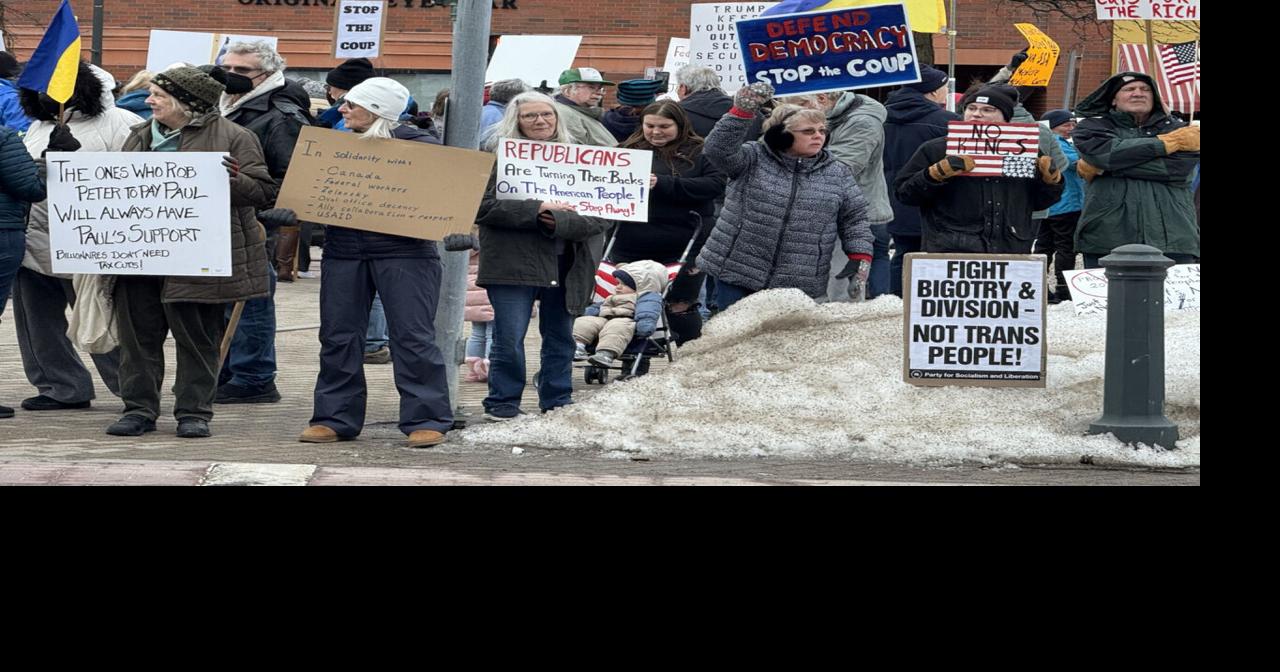 Public Square demonstrators rally again for democracy | Jefferson ...