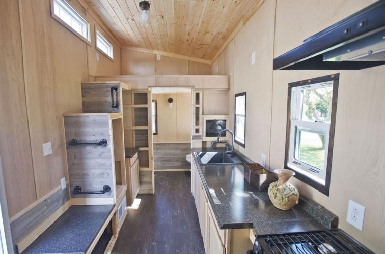 Canton Central’s tiny house builds connections; house ready for buyer